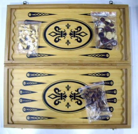 Нарды( 2 в 1) В4020-С, фото 1