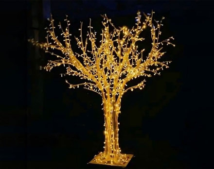 Световая фигура Дерево алюминий t002, фото 1