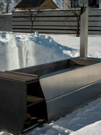 Нагреваемая ванна KELLEK Stille AISI 304 на 2 человека, фото 2