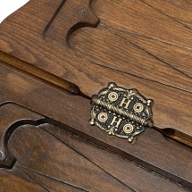 Нарды резные "Лев 3" с ручкой 60, Haleyan Нарды резные "Лев 3" с ручкой 60, Haleyan