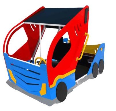 Качалка на пружине Турбо CКИ 109 для детской площадки, фото 1