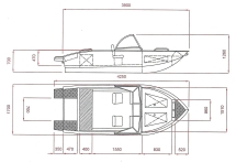 Алюминиевая лодка ALUTON 390Fish