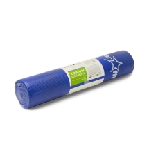 Коврик для йоги FM-101 PVC 173x61x0,6 см, темно-синий