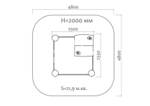 Песочный дворик 05018.21 для детской площадки Песочный дворик 05018.21 для детской площадки