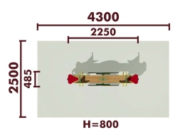 Качели-балансир Звездочка 04103 для детской площадки, фото 2
