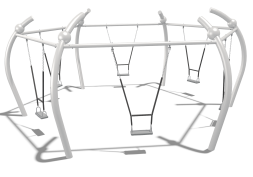 Качели Опера КЧ504.00 для детских площадок, фото 3 Качели Опера КЧ504.00 для детских площадок, фото 3