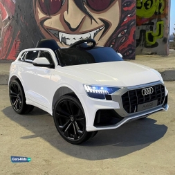 Электромобиль Audi Q8 BBH-1187 белый, фото 1
