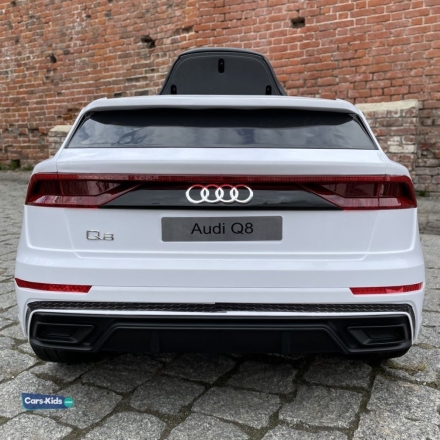 Электромобиль Audi Q8 BBH-1187 белый, фото 10
