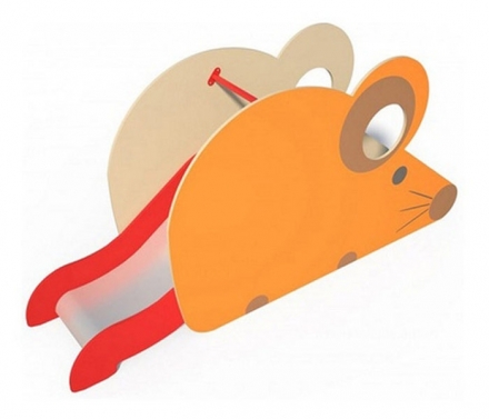 Детская металлическая горка для улицы Мышонок Н-620 ДУ321, фото 1