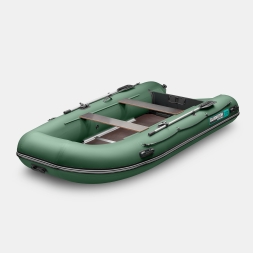 GLADIATOR B 420 LIGHT B Зеленый моторная лодка ПВХ Фанерный пайол