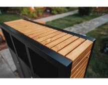 Урна парковая «Гамма» x3 для раздельного сбора мусора Урна парковая «Гамма» x3 для раздельного сбора мусора