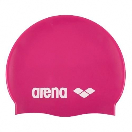 Шапочка для плавание &quot;ARENA Classic Silicone&quot;, розовый, силикон, фото 1