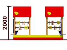 Песочный дворик 05013.21 для детской площадки Песочный дворик 05013.21 для детской площадки