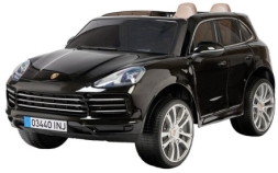 Детский электромобиль PORSCHE CAYENNE S 12V - JJ2128-BLACK-PAINT, фото 2