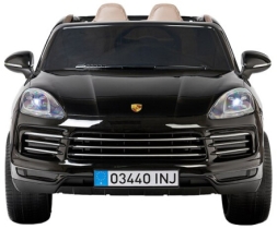 Детский электромобиль PORSCHE CAYENNE S 12V - JJ2128-BLACK-PAINT, фото 1