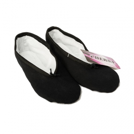 Балетки концертные, текстиль черный (38-42), фото 1