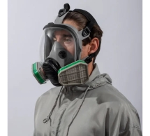 Защитный полнолицевой респиратор BAIANDA размер средний (M) EK201