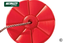 Качели SLP SYSTEMS 2 секции + сиденье гибкое желтое + сиденье диск красное