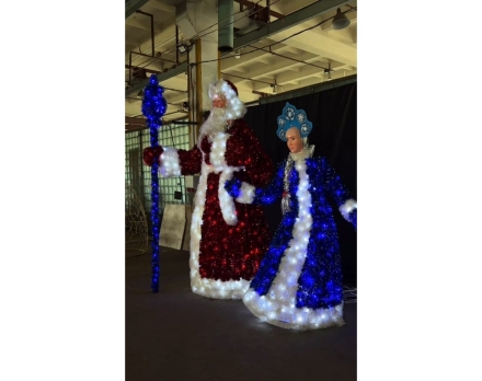 Световая фигура Снегурочка 2, фото 3